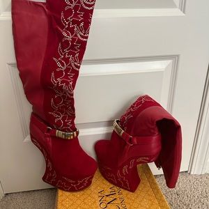 Red Sexy Boots